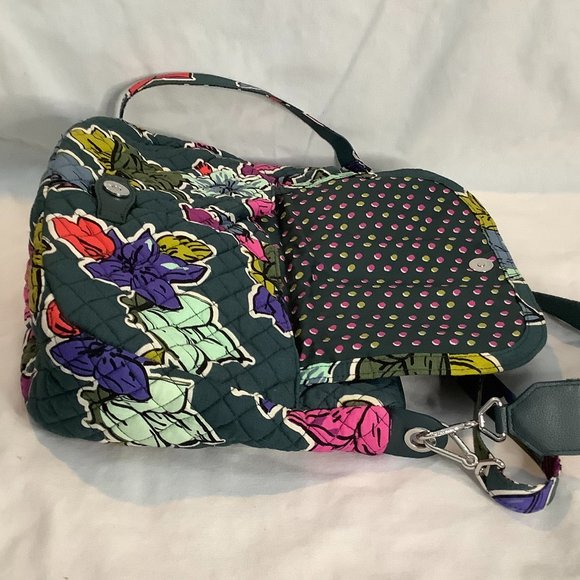 Vera Bradley Carson Shoulder Bag in Falling Flowers - Picture 6 of 9